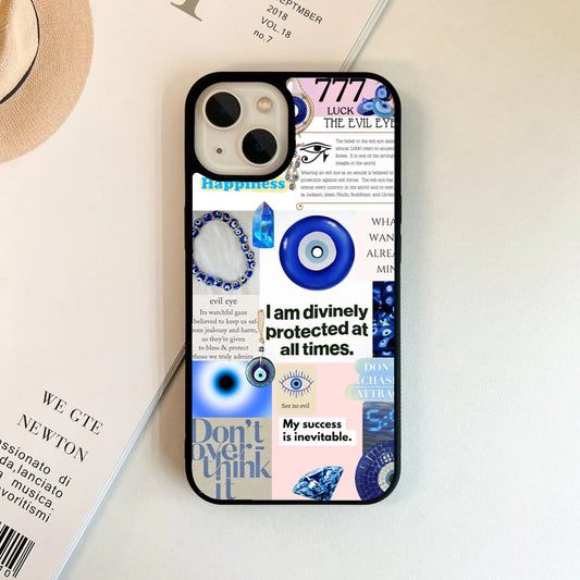 Aesthetic Evil Eye Glass Case