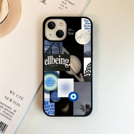 Galactic Energy Collage Glass Case