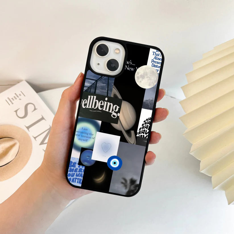 Galactic Energy Collage Glass Case