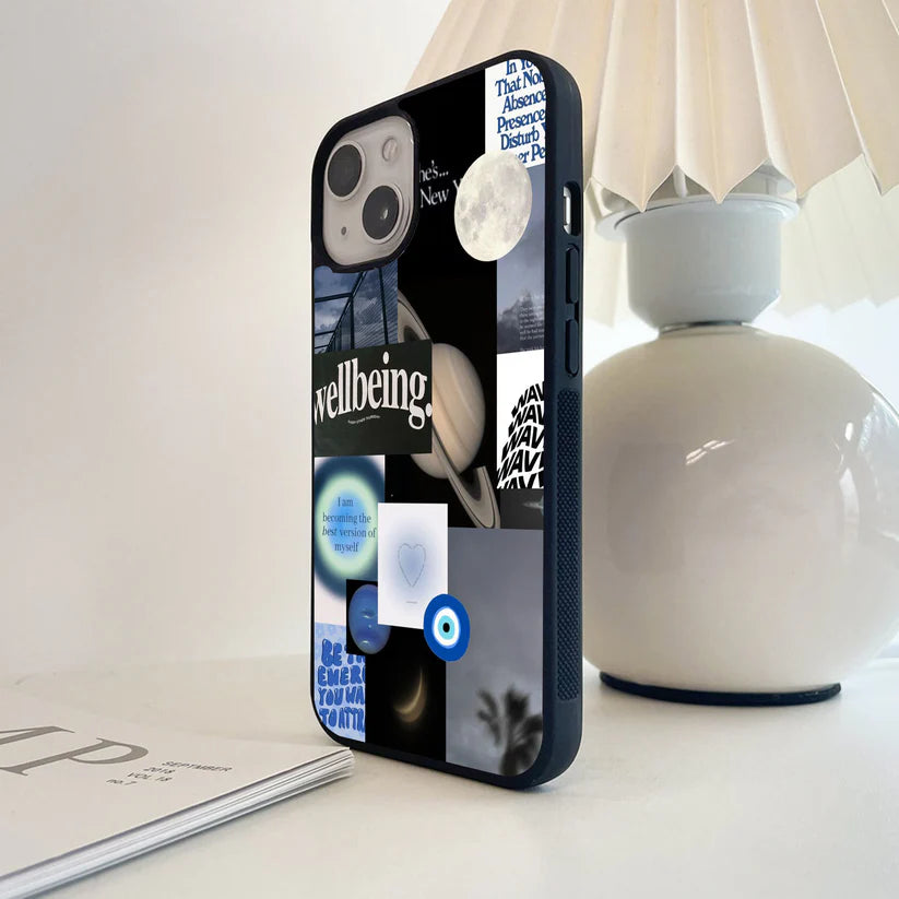 Galactic Energy Collage Glass Case