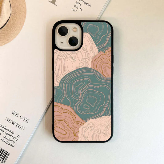 Topographic Pattern Glass Case
