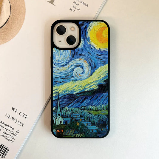 Van Gogh Art Glass Case