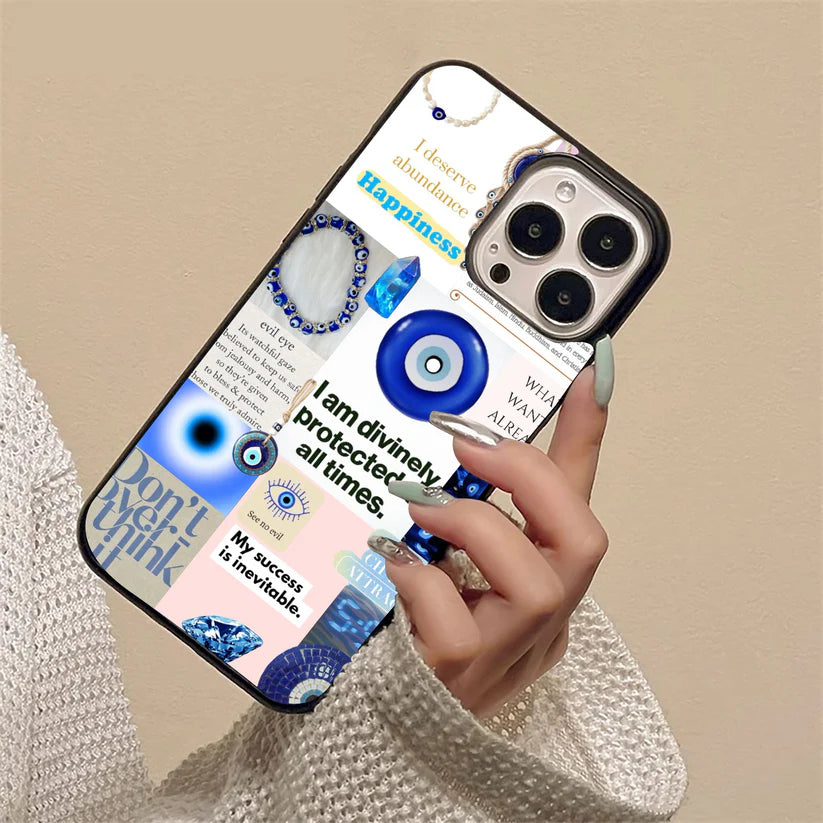 Aesthetic Evil Eye Glass Case